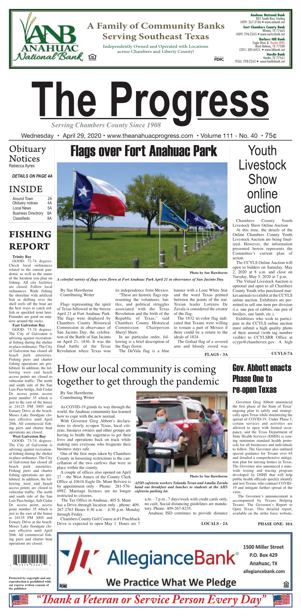 Flags Over Fort Anahuac Park