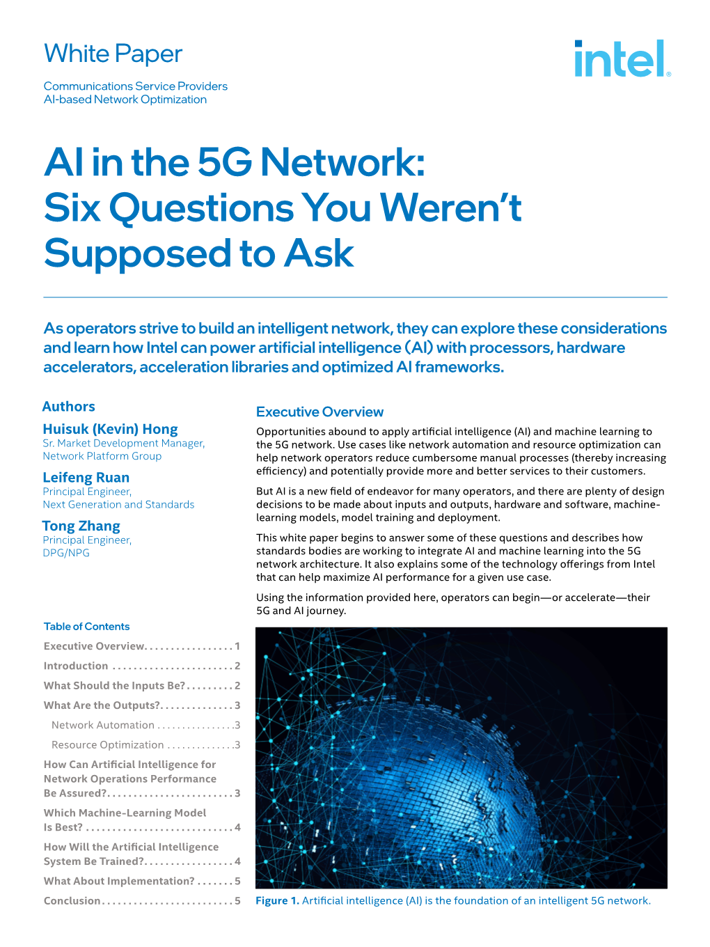 AI in the 5G Network: Six Questions You Weren't Supposed To