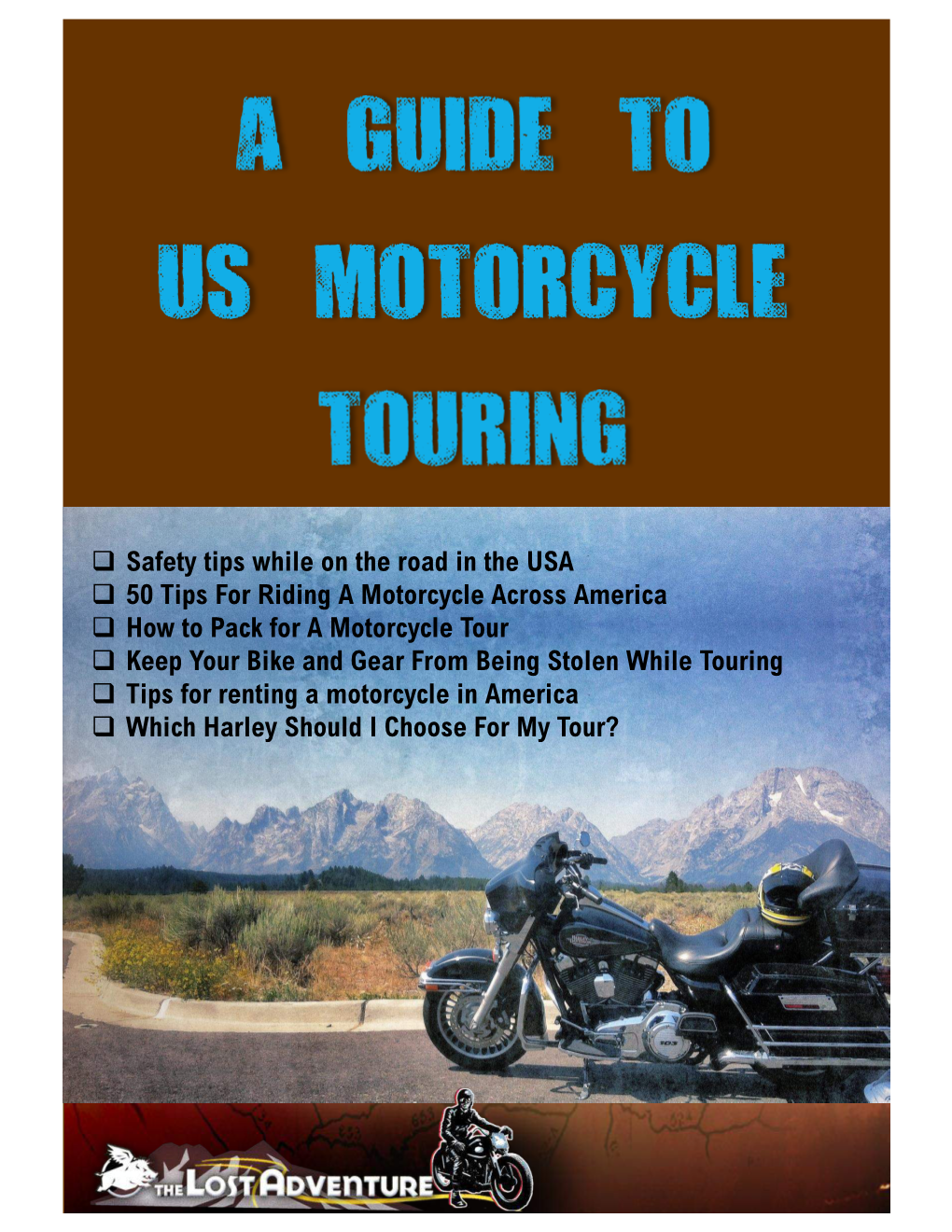 Safety Tips While on the Road in the USA 50 Tips for Riding A