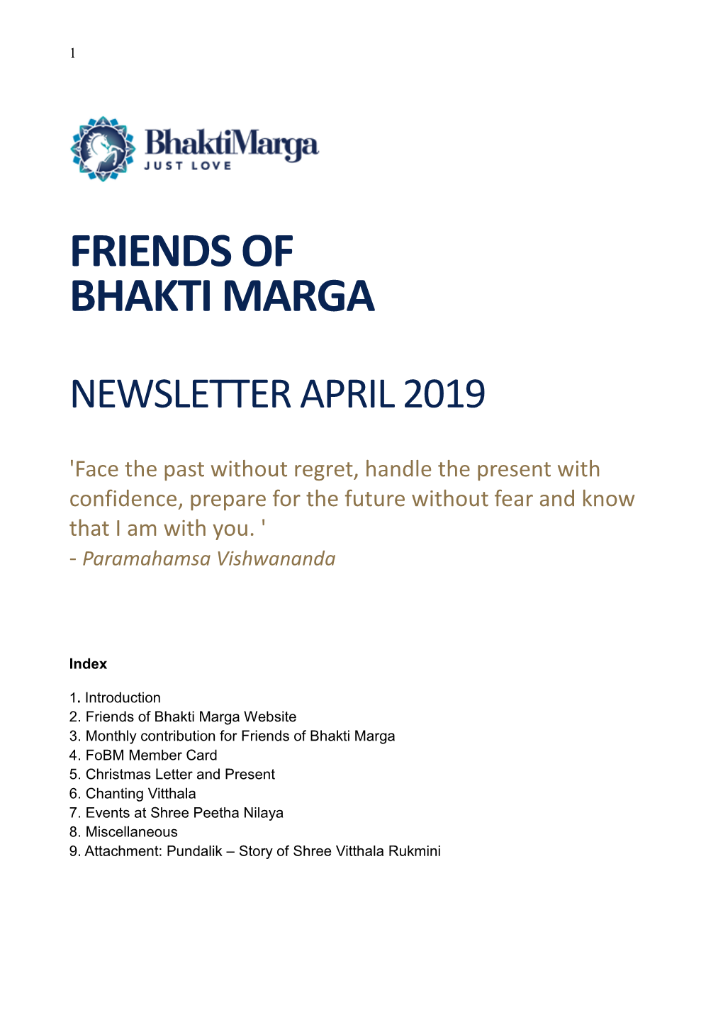Friends of Bhakti Marga