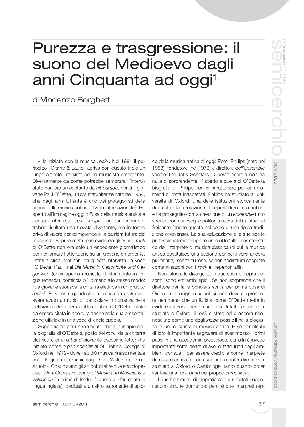 Il Suono Del Medioevo Dagli Anni Cinquanta Ad Oggi1 Di Vincenzo Borghetti