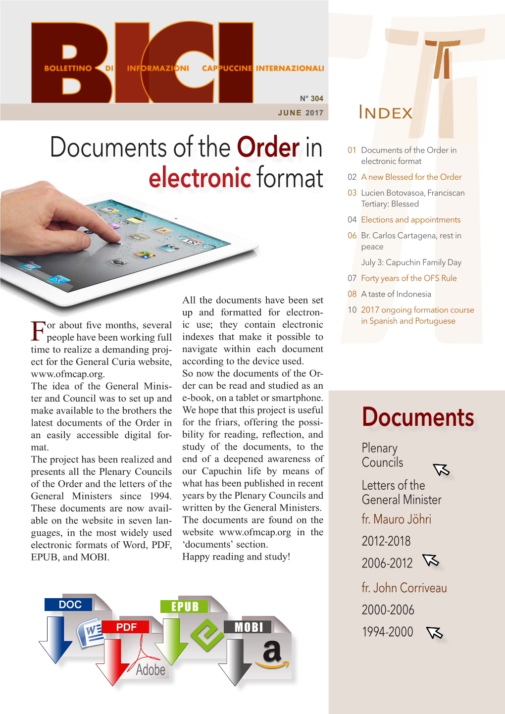 Documents of the Orderin Electronicformat