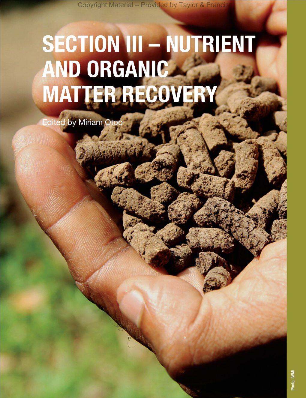 Nutrient and Organic Matter Recovery