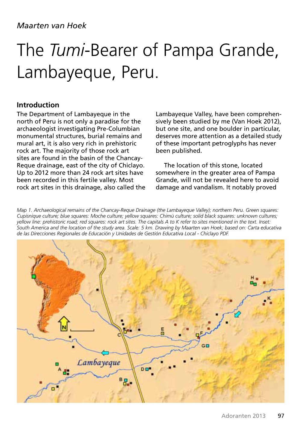 The Tumi-Bearer of Pampa Grande, Lambayeque, Peru