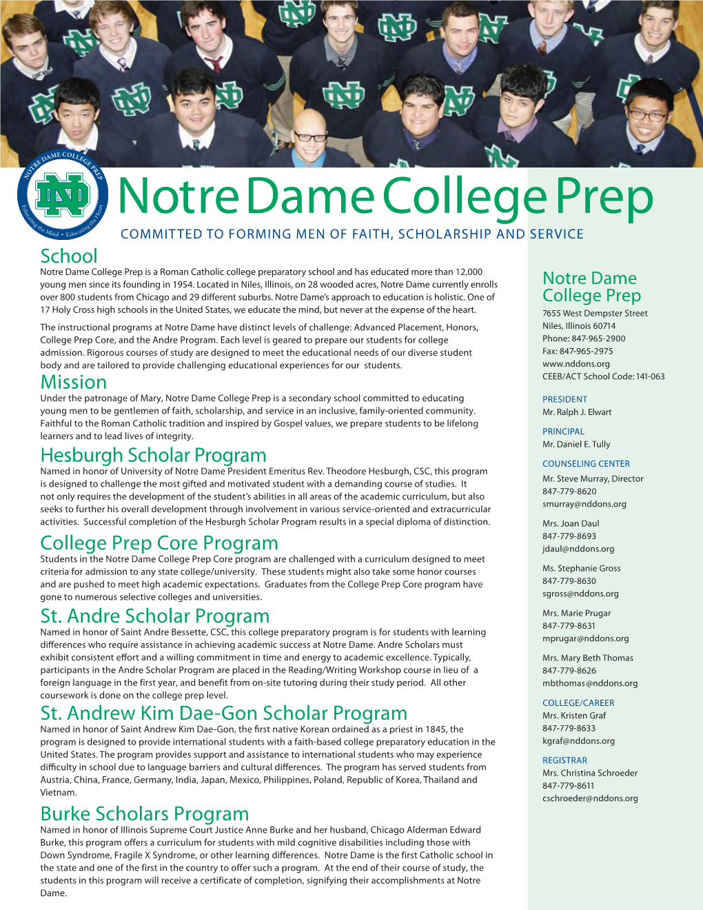 Notre Dame College Prep