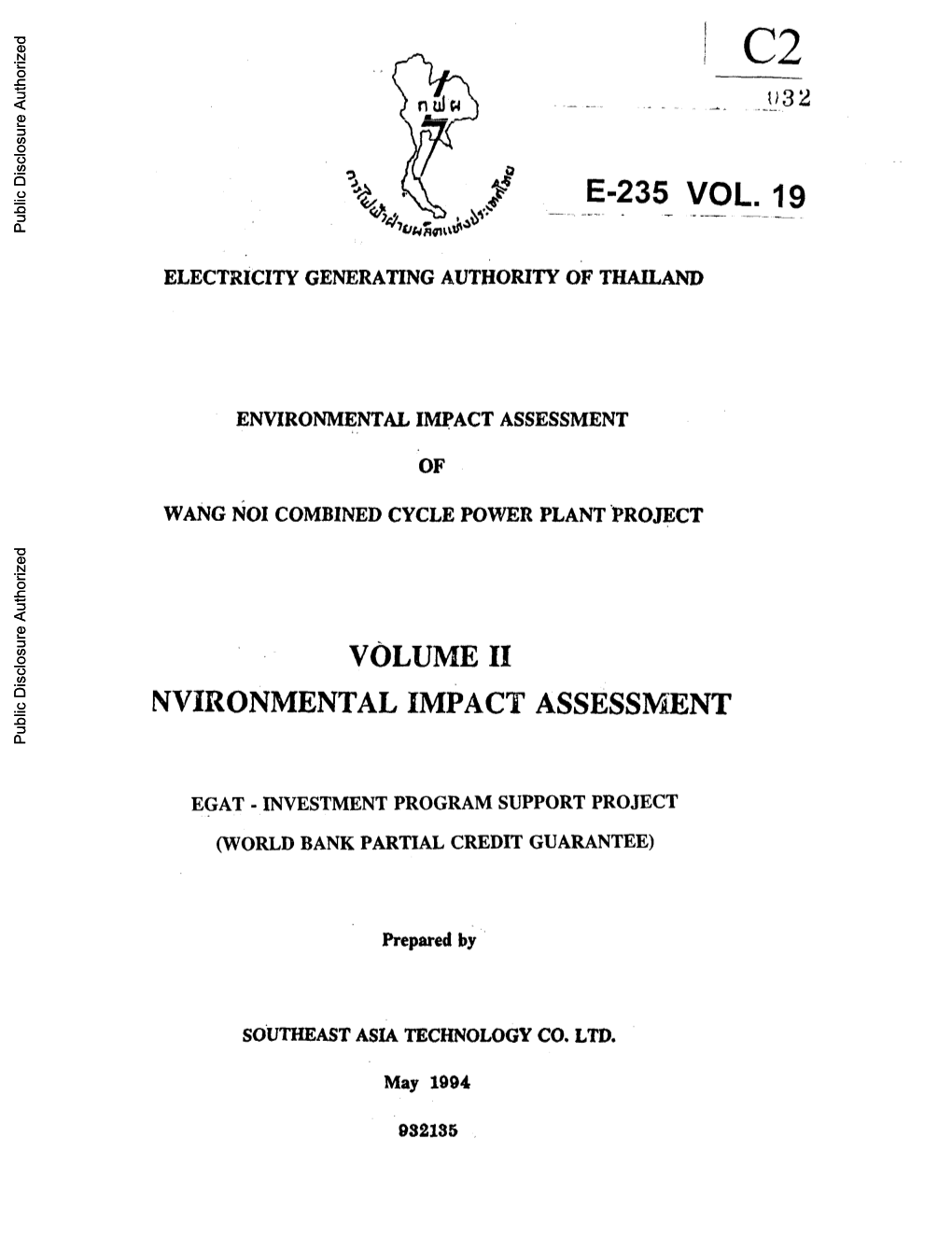 World Bank Document