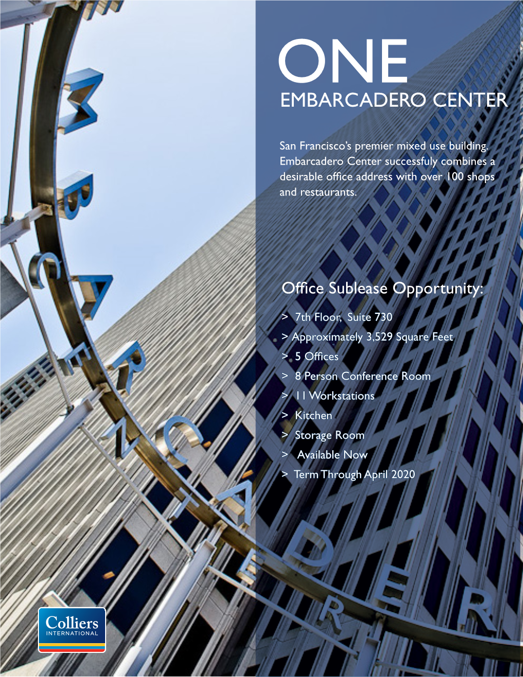 Embarcadero Center Successfuly Combines a a Combines Successfuly Center Embarcadero