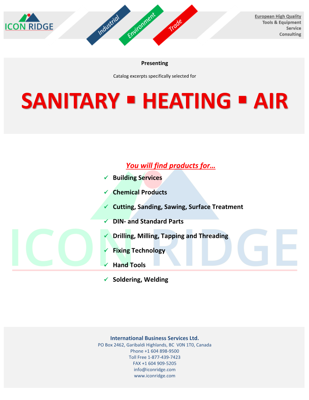 Sanitary Heating