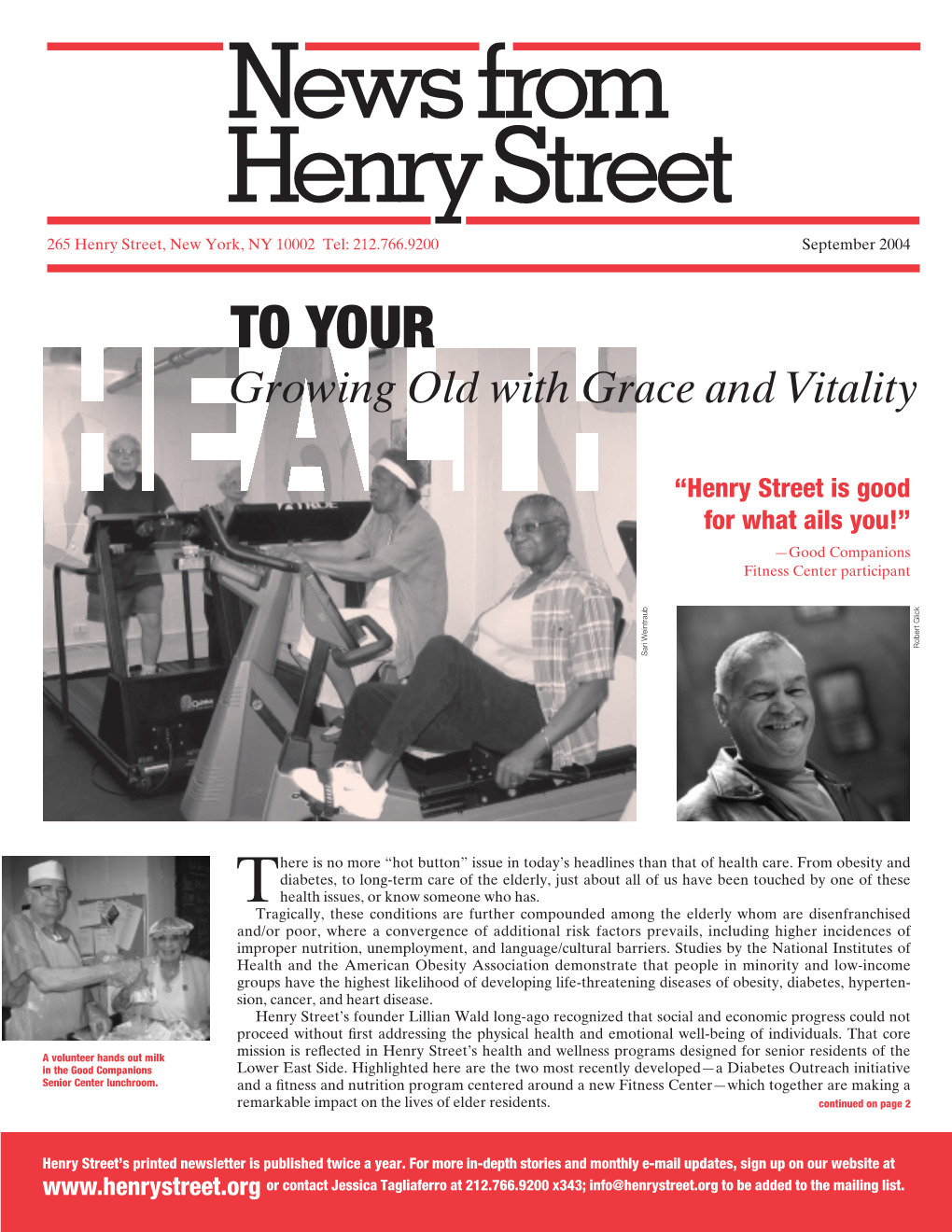 News from Henry Street (Fall 2004)