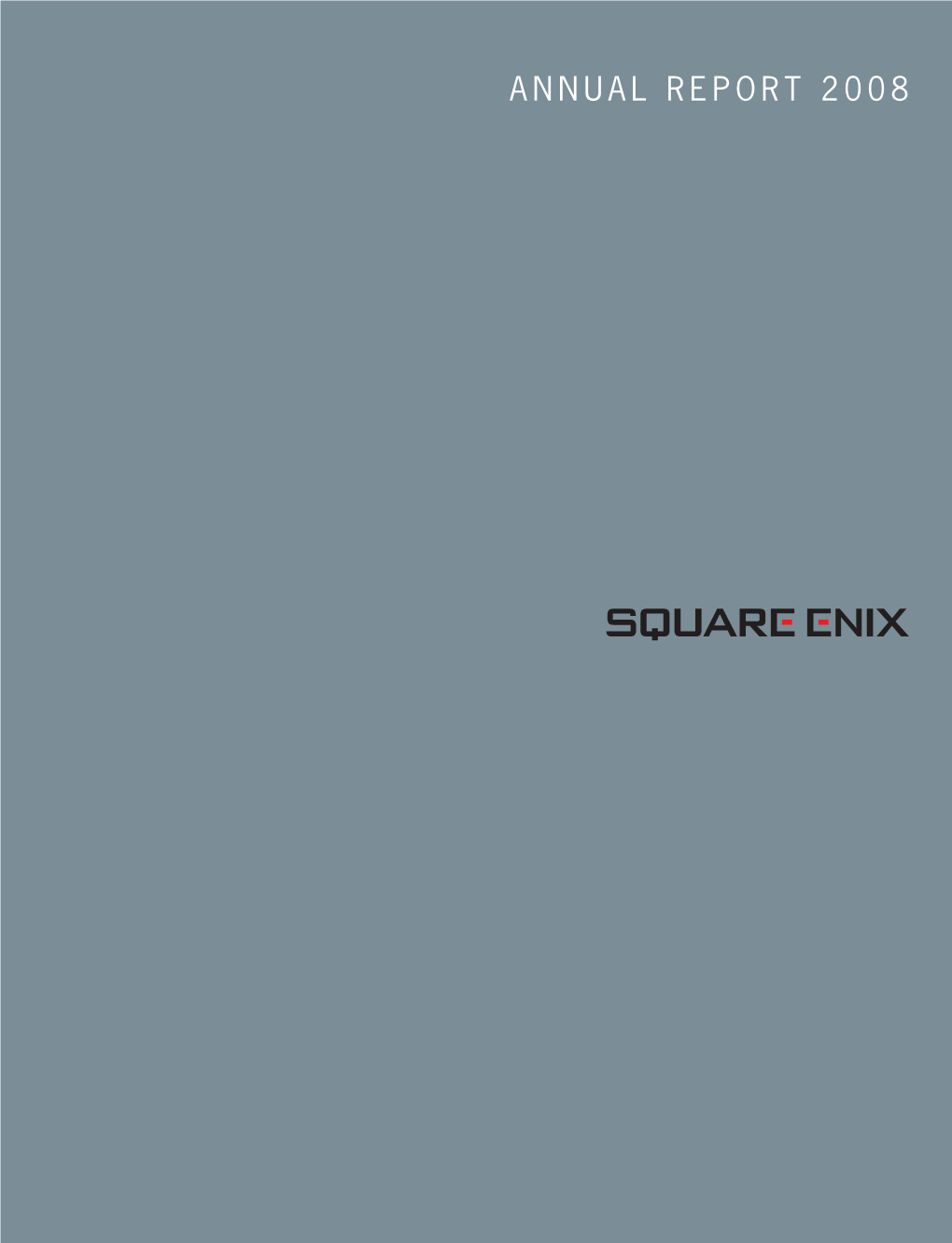 Square Enix Annual Report 2008