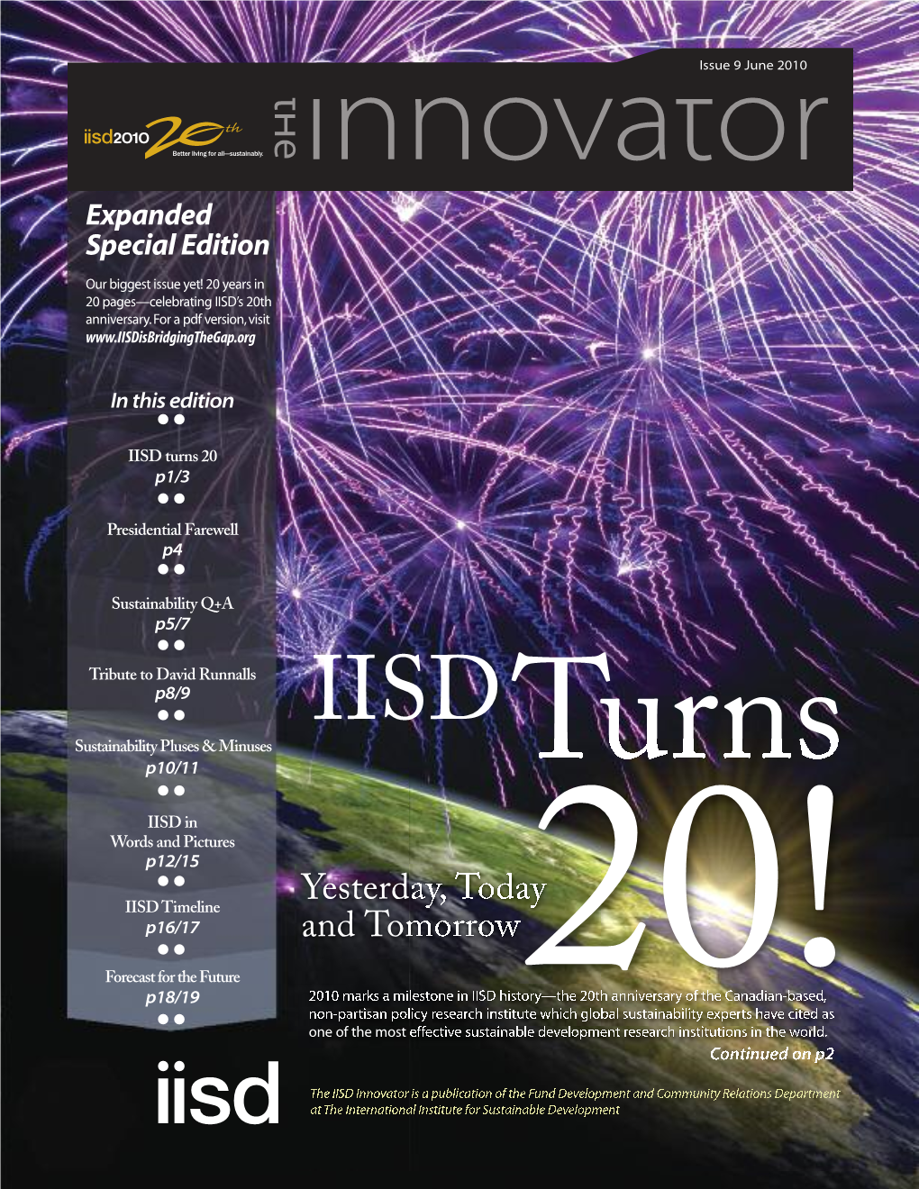 IISD Innovator June, 2010