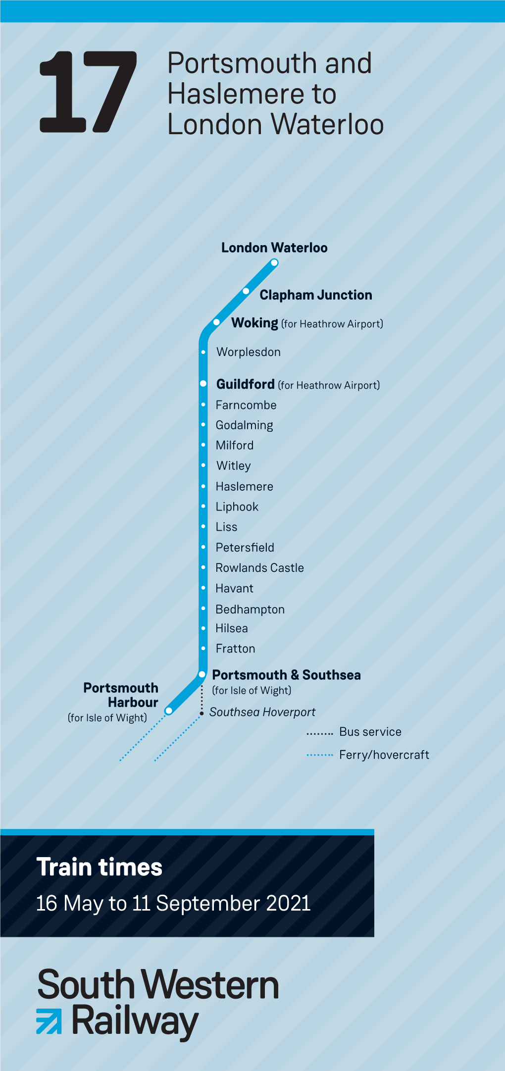 17 Portsmouth and Haslemere to London Waterloo