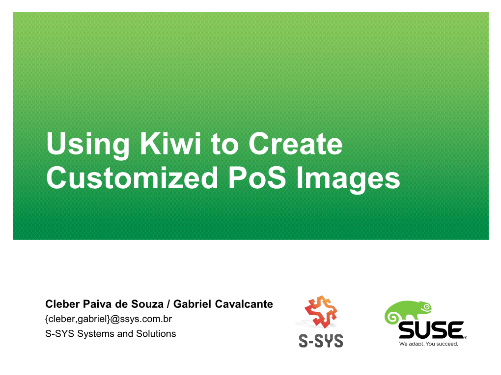 Kiwi to Create Customized Pos Images