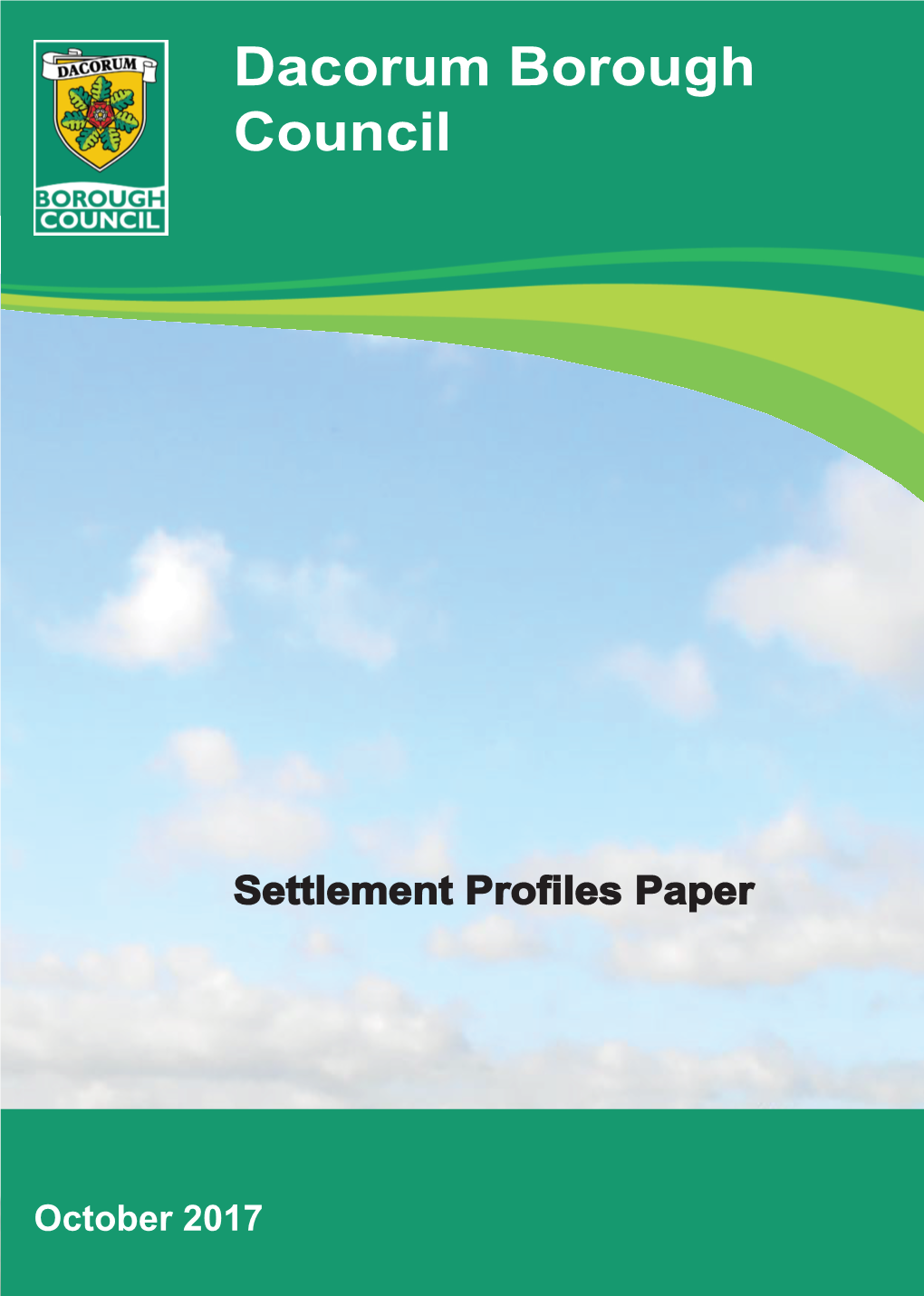 Settlement Profiles Paper