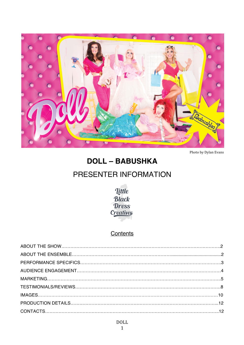 Doll – Babushka Presenter Information