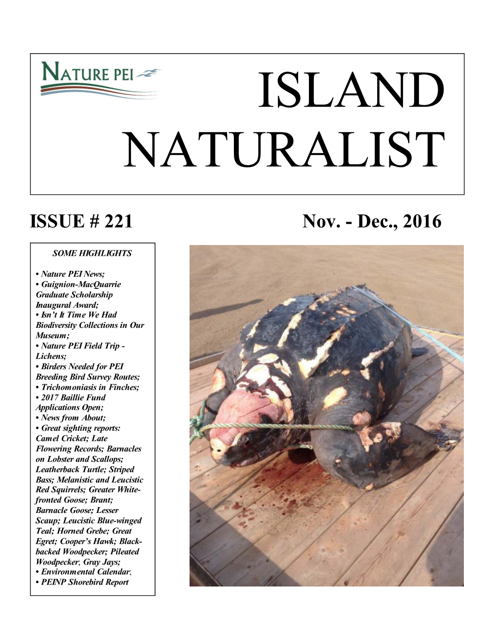 Island Naturalist