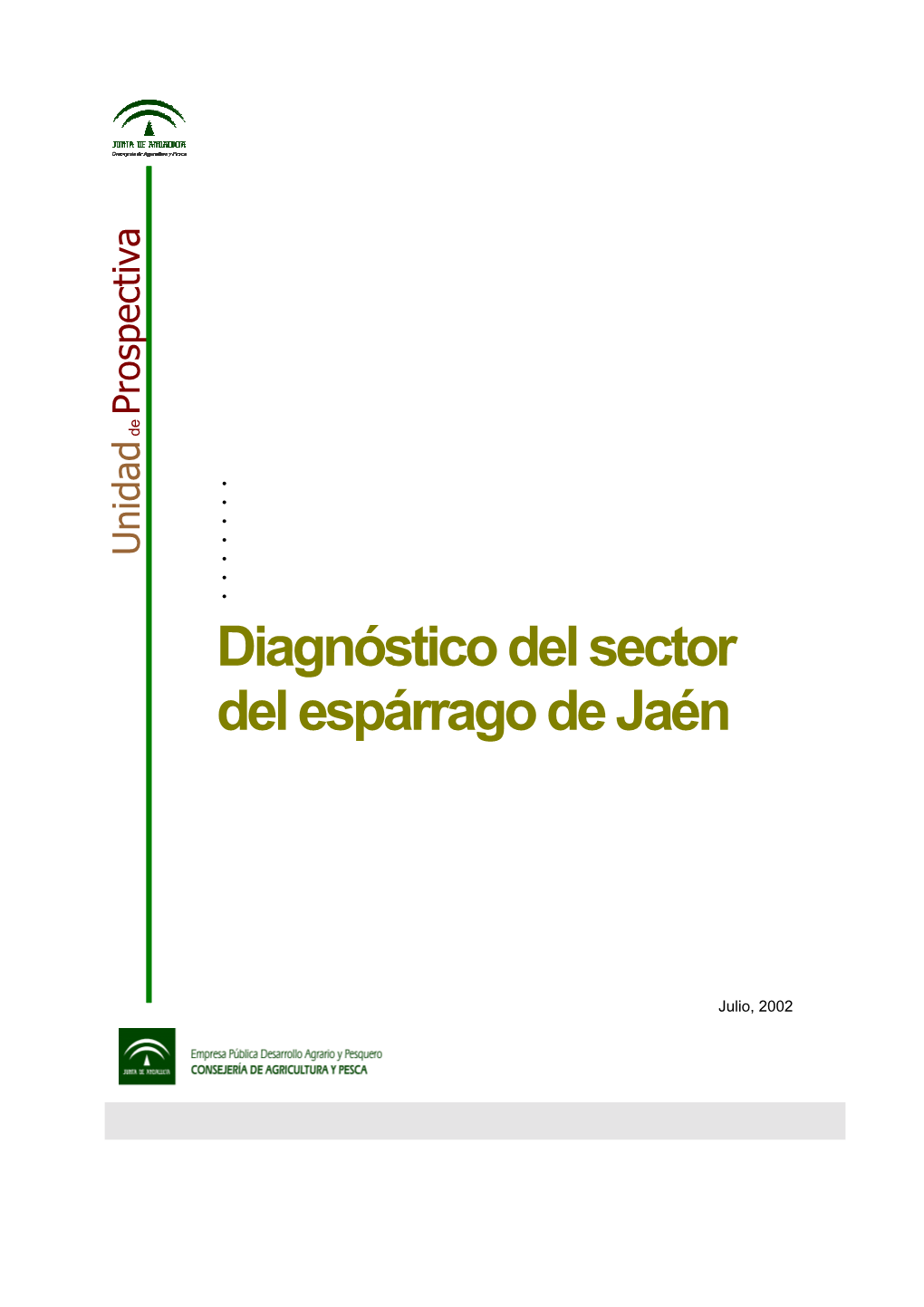 Diagnóstico Del Sector Del Espárrago De Jaén