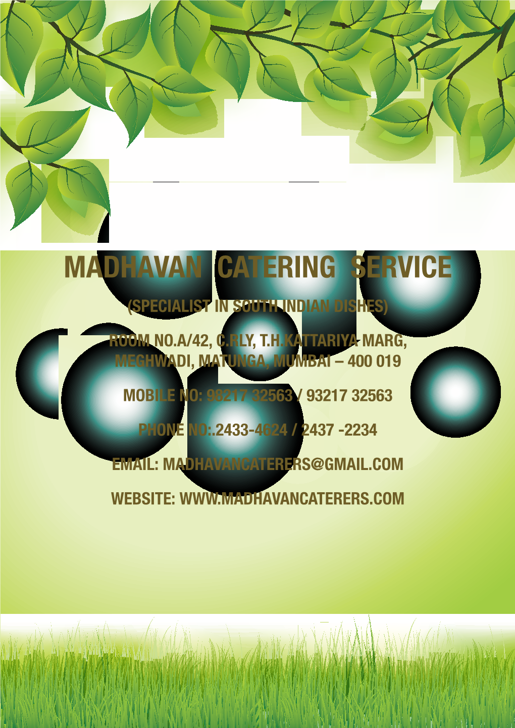 Madhavan-Caterers-Menu.Pdf