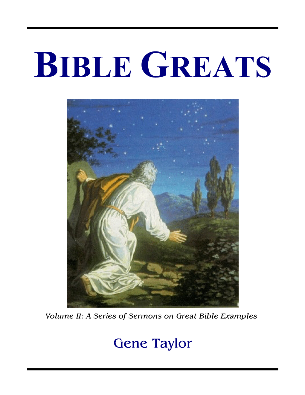 Great Bible Examples | Sermon Outline Books