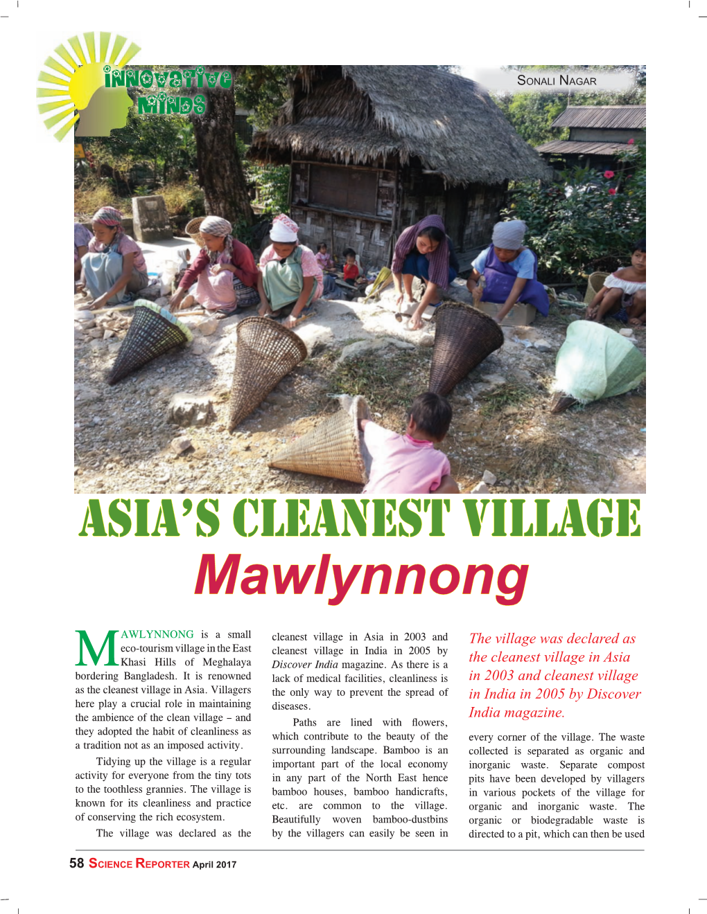 Asia's Cleanest Village