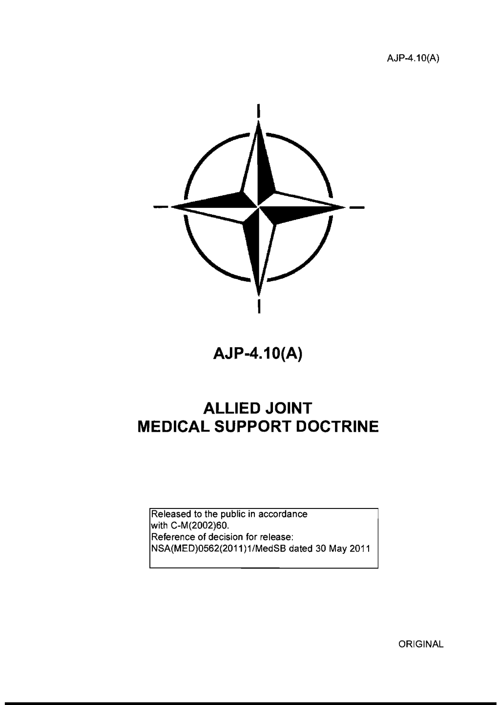 Allied Joint Medical Support Doctrine