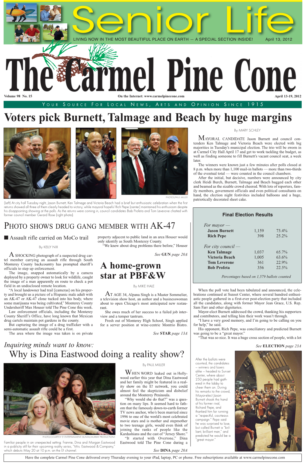 Carmel Pine Cone, April 13, 2012 (Main News)