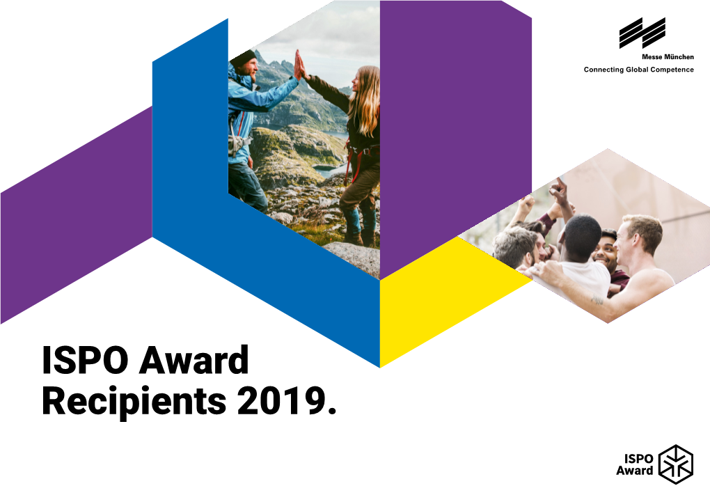 ISPO Award Recipients 2019. ISPO Award
