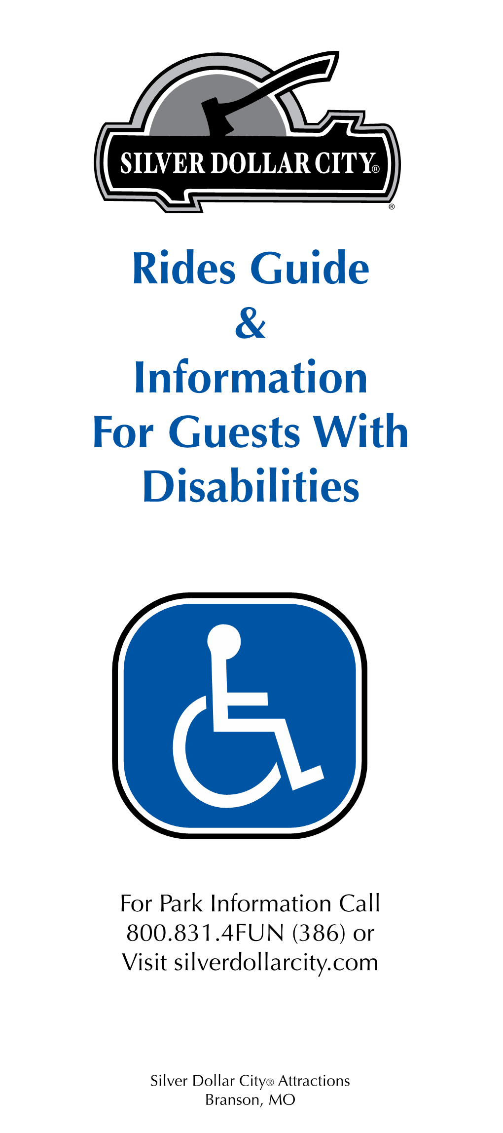 Rides Guide & Information for Guests with Disabilities