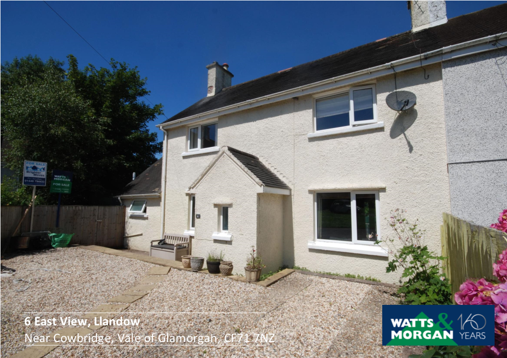 6 East View, Llandow Near Cowbridge, Vale of Glamorgan, CF71 7NZ