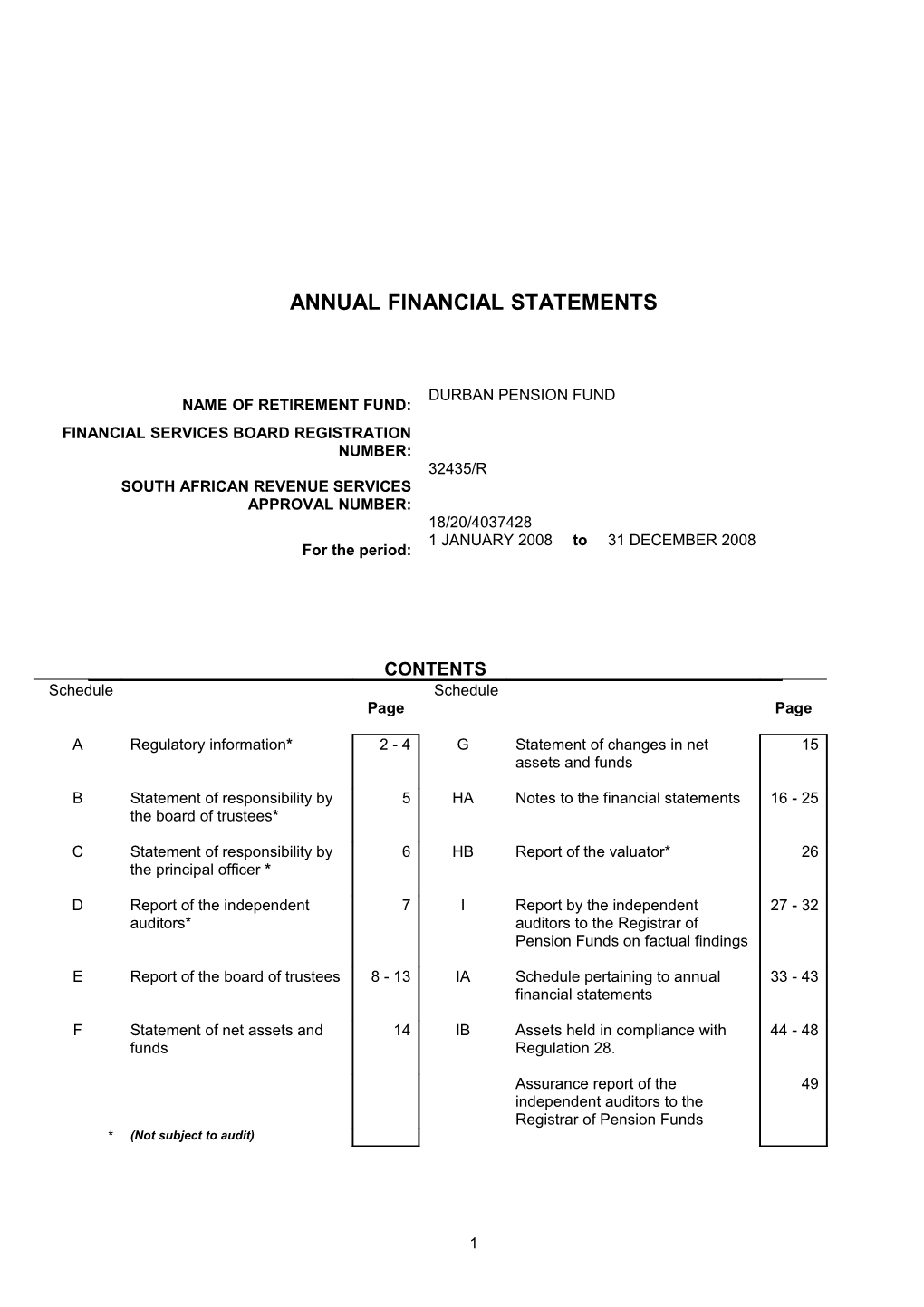 The South African Institute Ofchartered Accountants