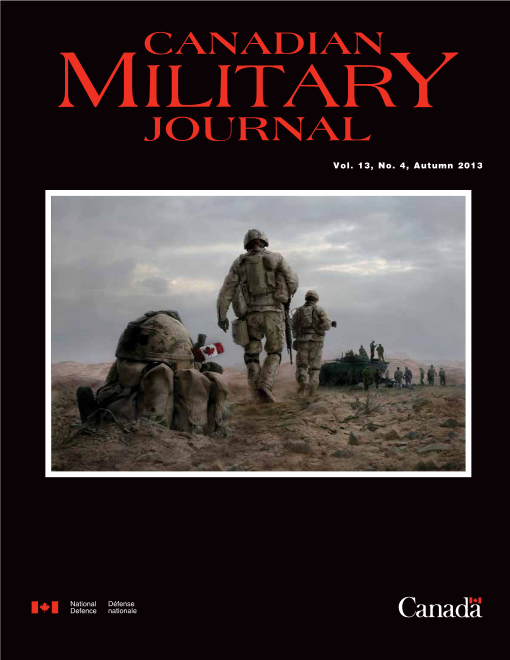 Canadian Military Journal, Issue 13, No 4