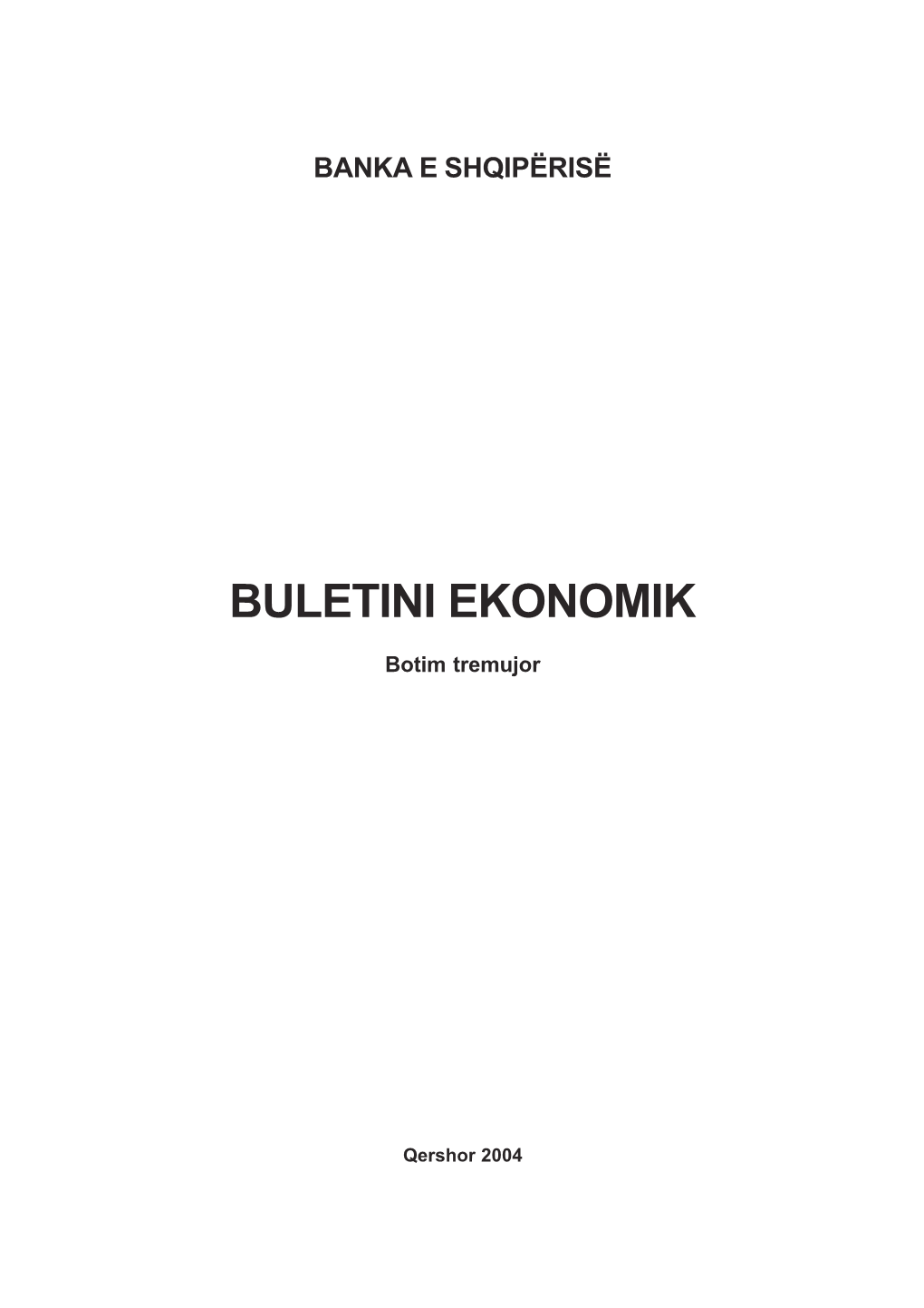 Buletini Ekonomik