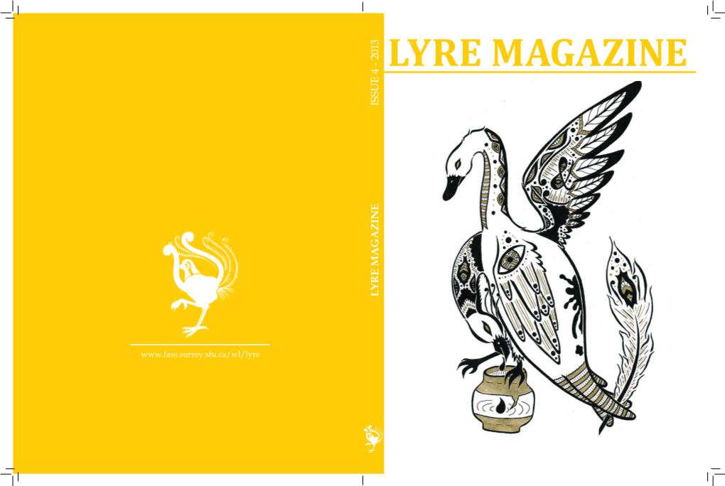 Lyre Magazine Issue 4 - 2013 Issue