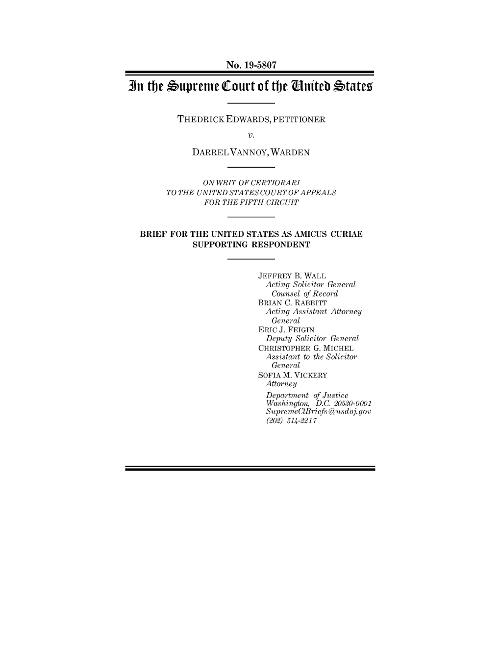 Filed a Peti- Tion for a Writ of Habeas Corpus in the United States Dis- Trict Court for the Middle District of Louisiana