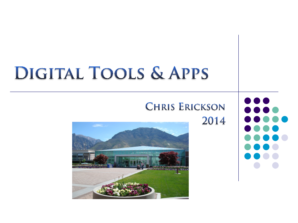 ULA 2014: Digital Tools & Apps