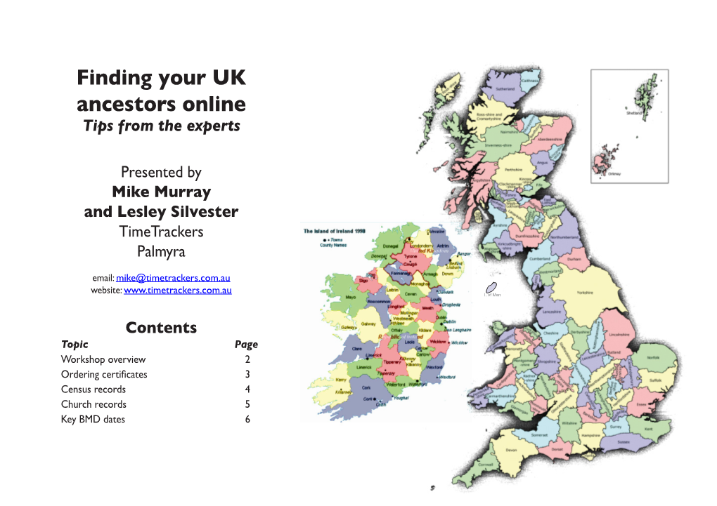 Finding Your UK Ancestors Online Tips from the Experts