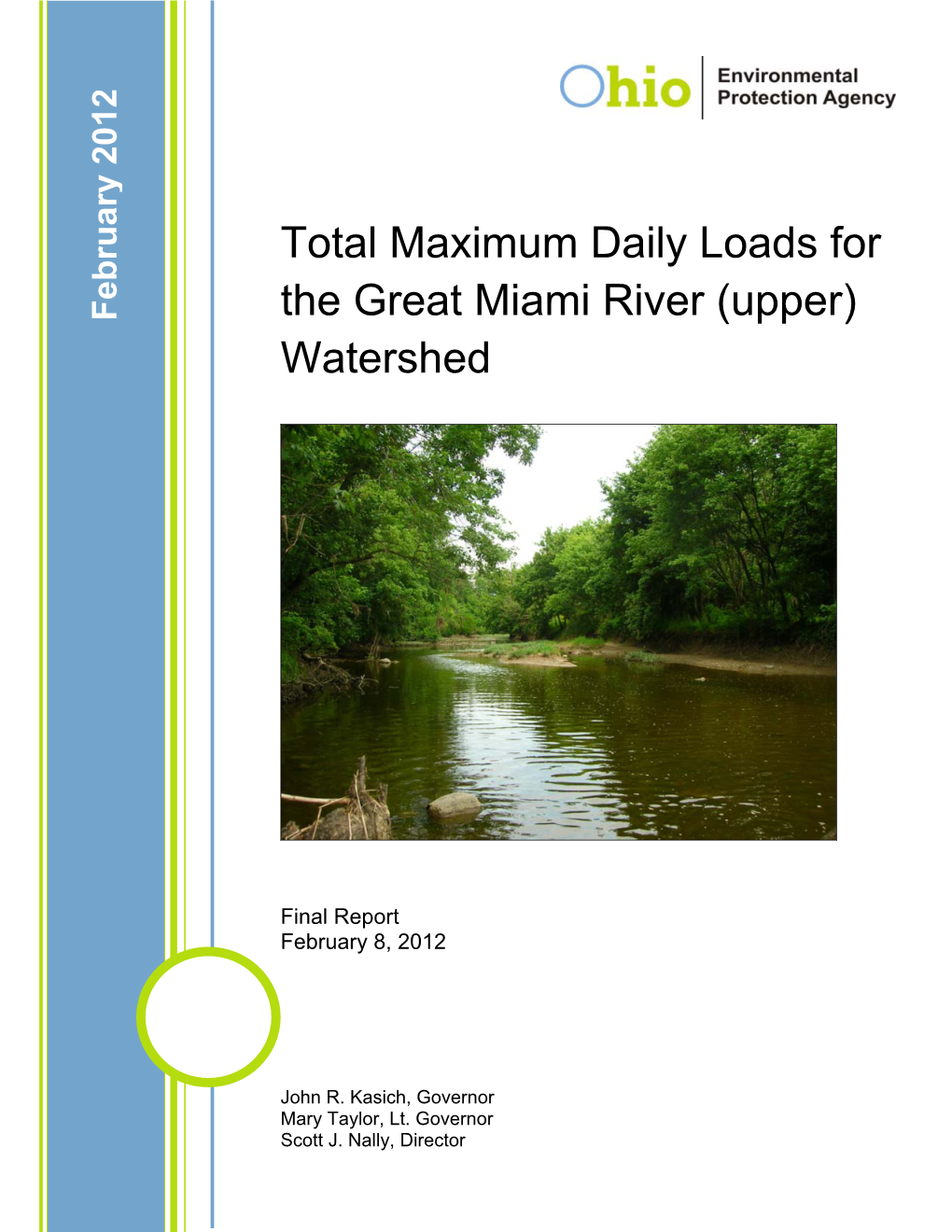 Total Maximum Daily Loads for the Great Miami River (Upper) Watershed