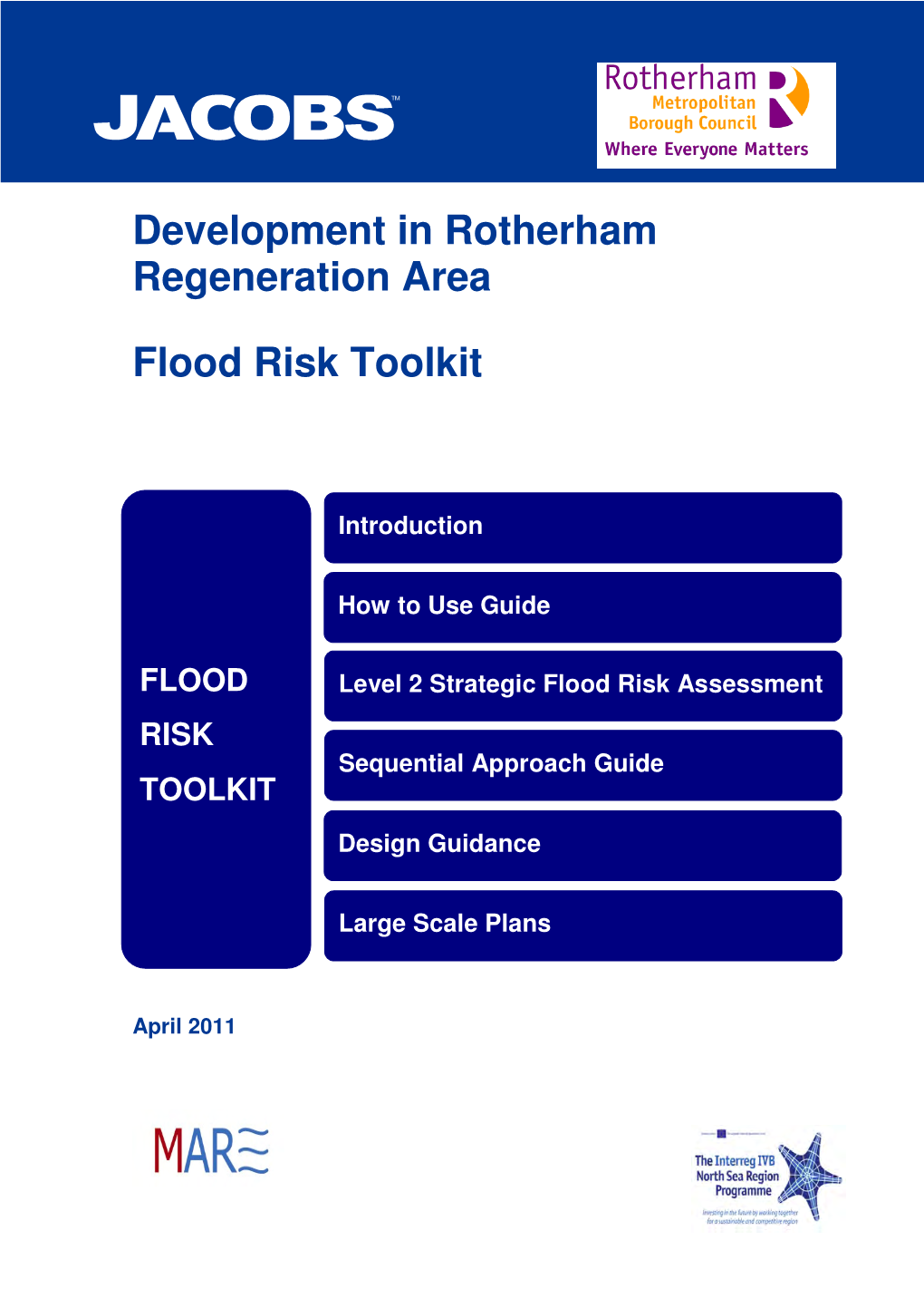 Development in Rotherham Regeneration Area Flood Risk Toolkit