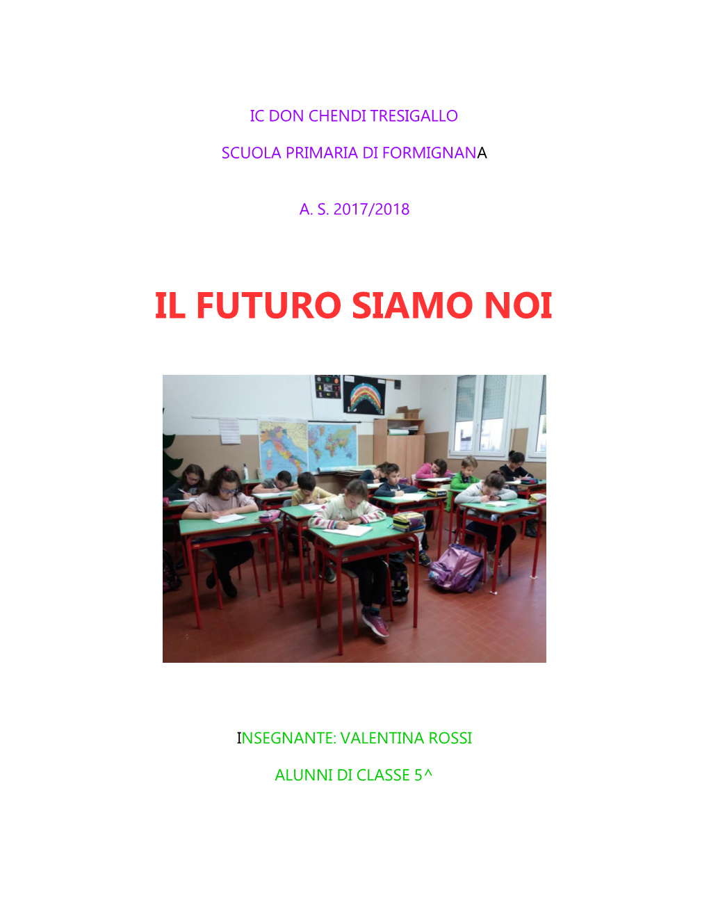 Il Futuro Siamo Noi