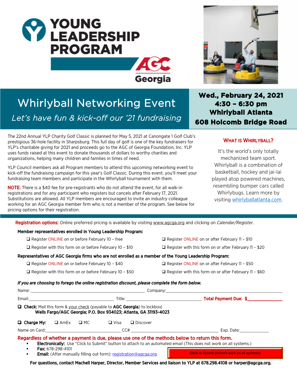 Whirlyball Networking Event 4:30 – 6:30 Pm Whirlyball Atlanta Let’S Have Fun & Kick-Off Our ’21 Fundraising 608 Holcomb Bridge Road