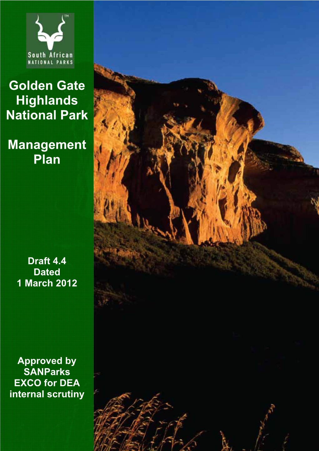 Golden Gate Highlands National Park Management Plan