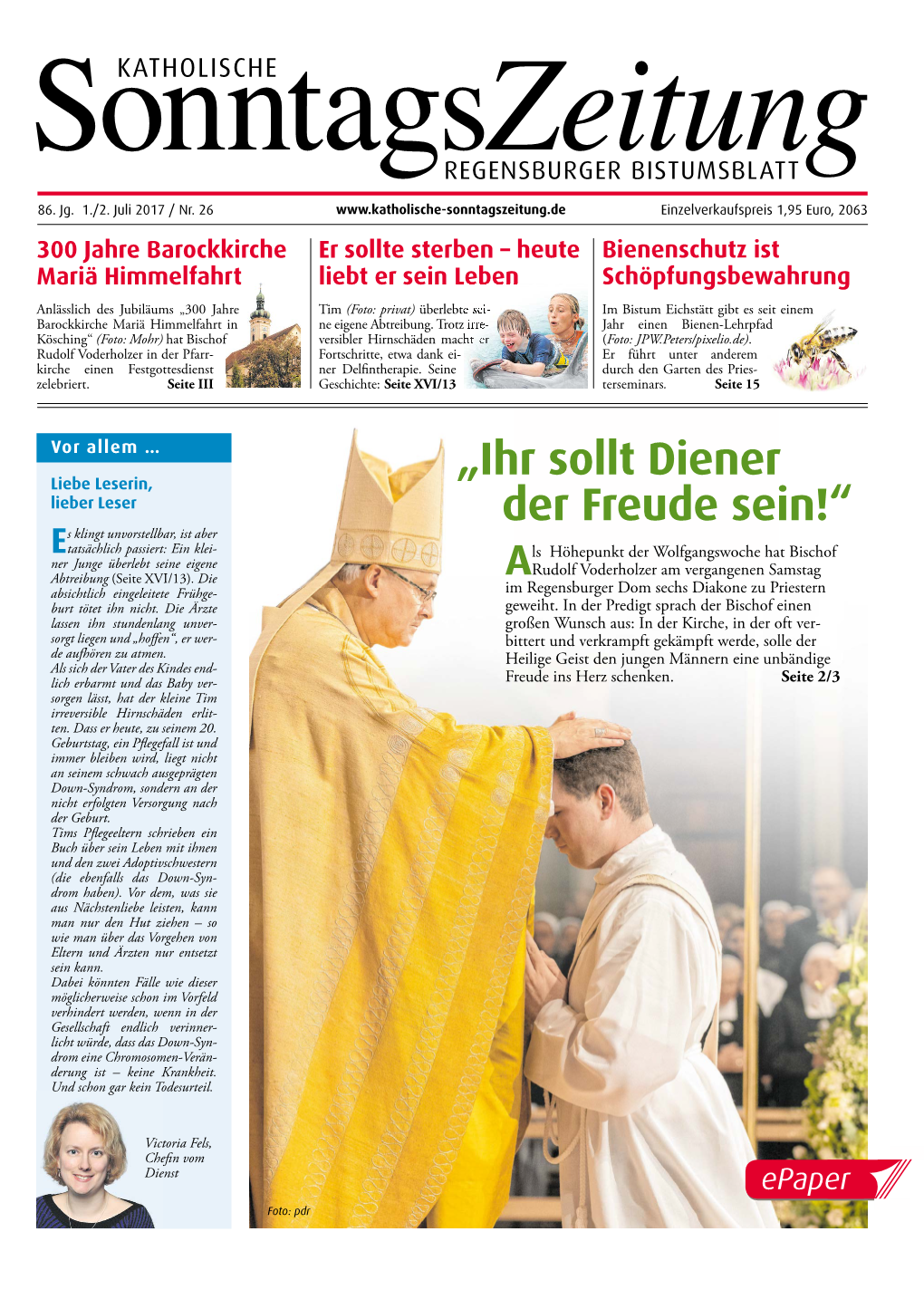 „Ihr Sollt Diener Der Freude Sein!“ Bischof Rudolf Voderholzer Weiht Im Regensburger Dom Sechs Diakone Zu Priestern