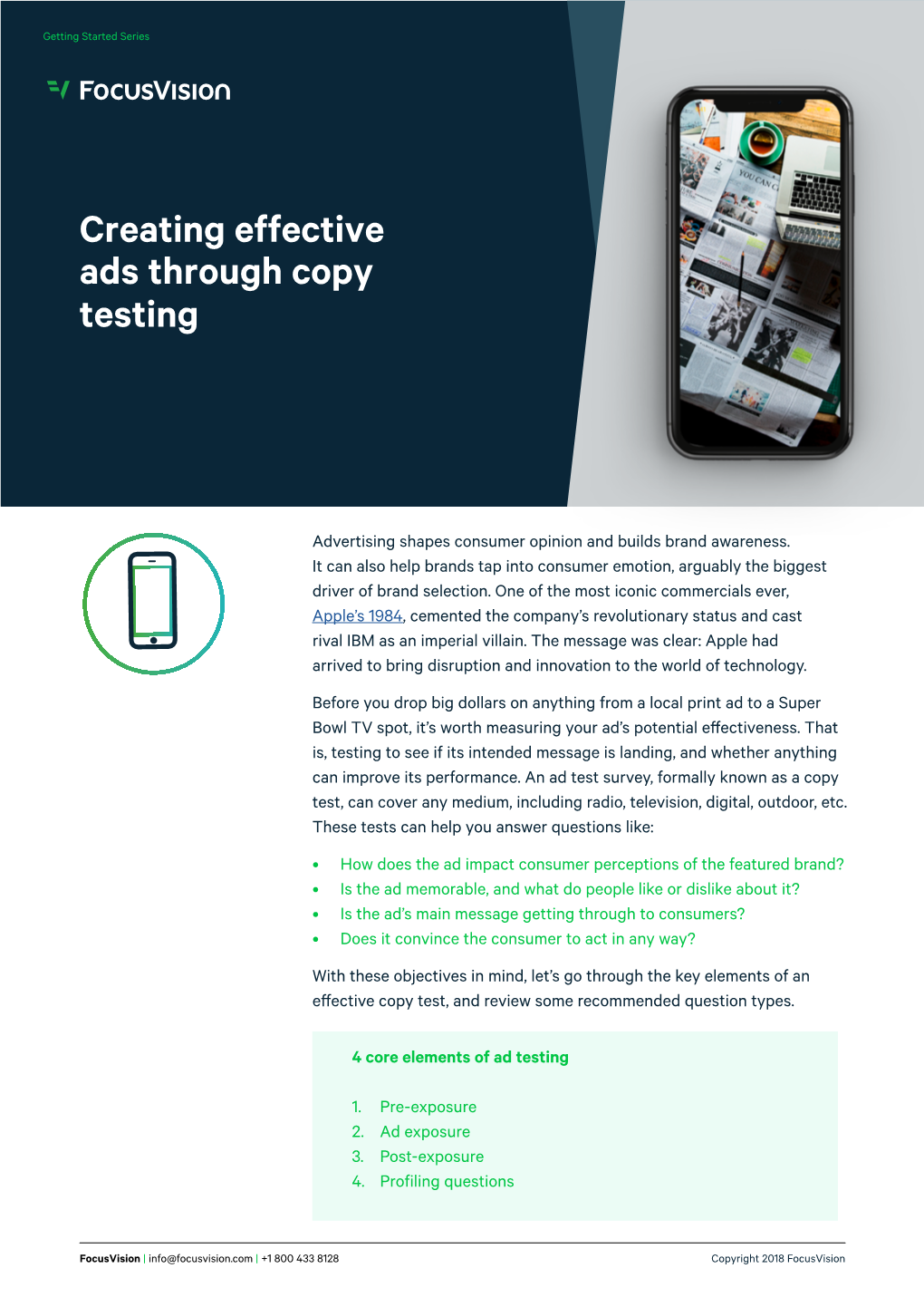 Creating Effective Ads Through Copy Testing