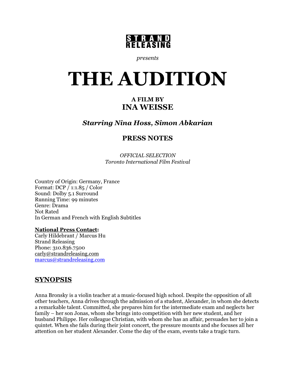 The Audition