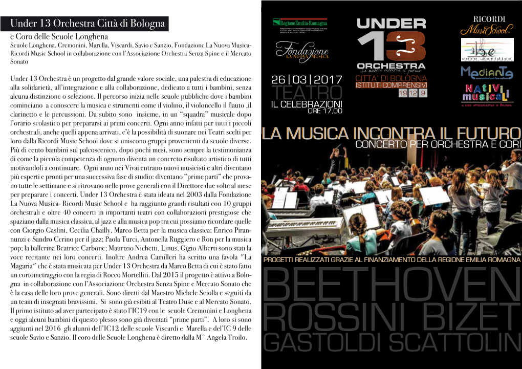Under 13 Orchestra Città Di Bologna