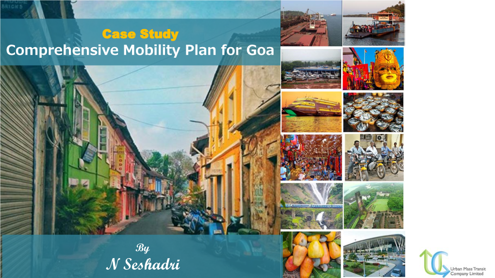 Comprehensive Mobility Plan for Goa