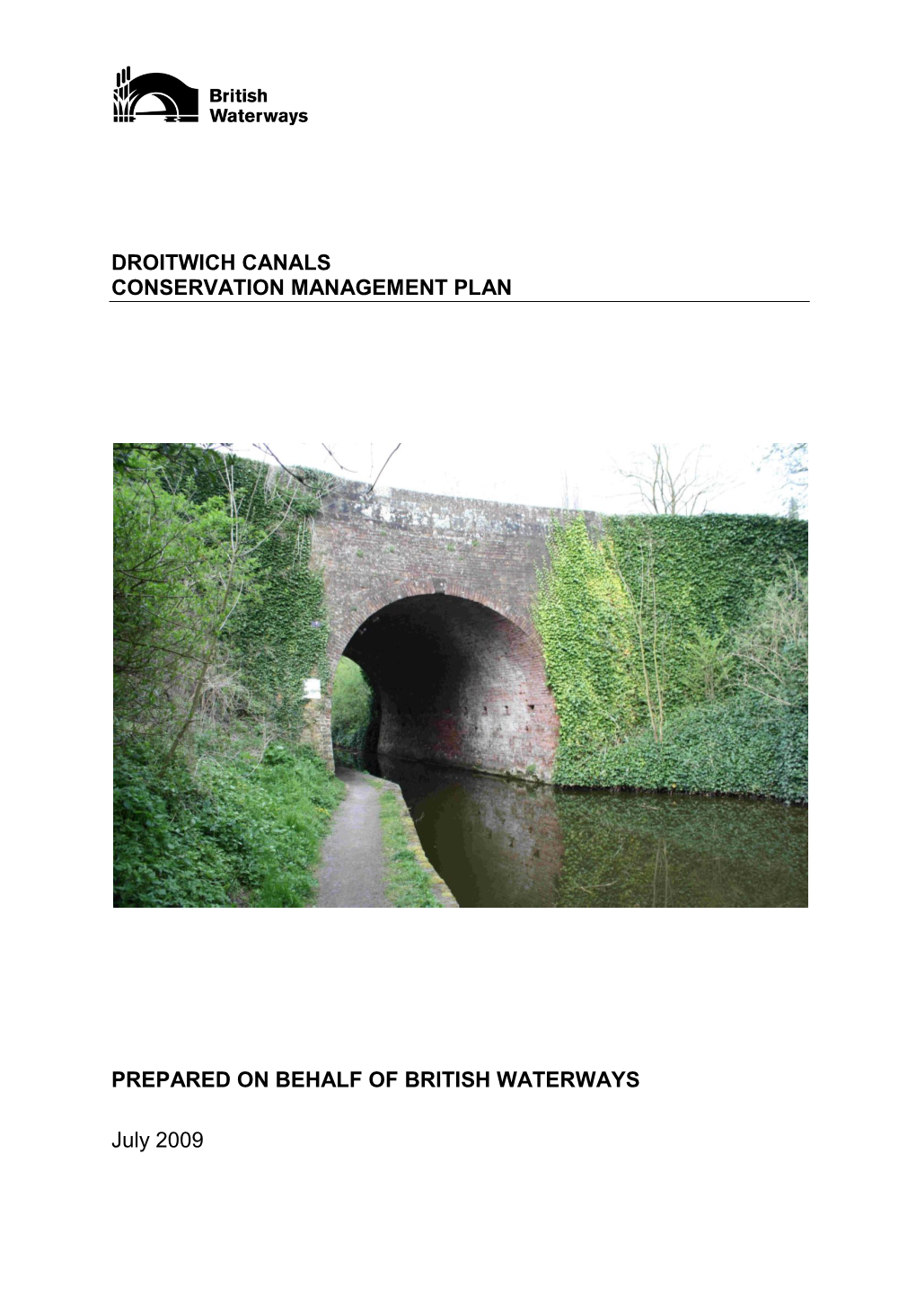 Droitwich Canals- Conservation Management Plan