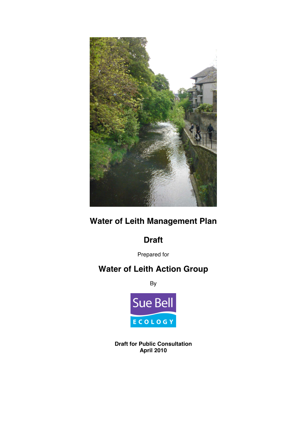 Water of Leith Management Plan Draft for Public Comment