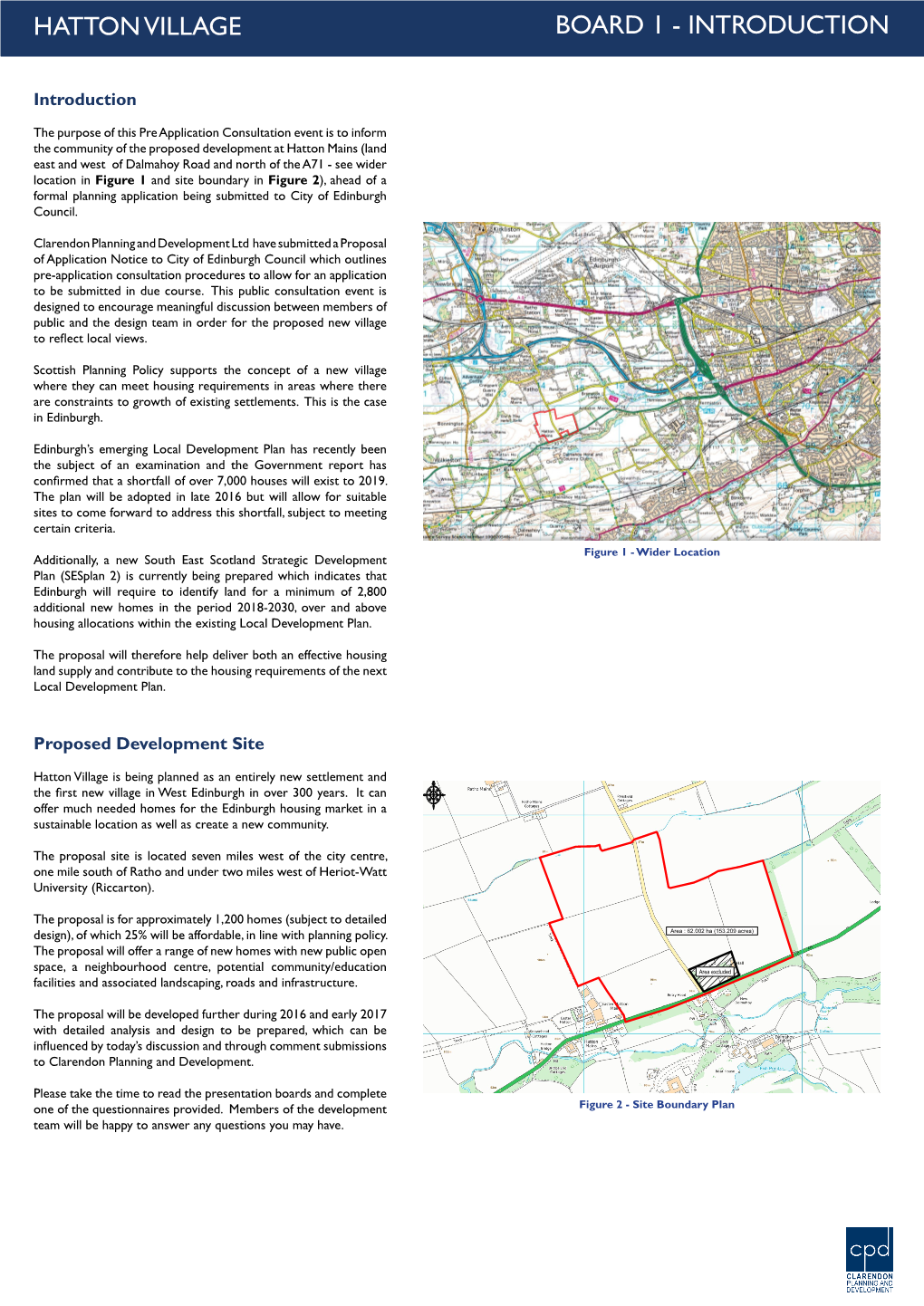 Introduction Proposed Development Site