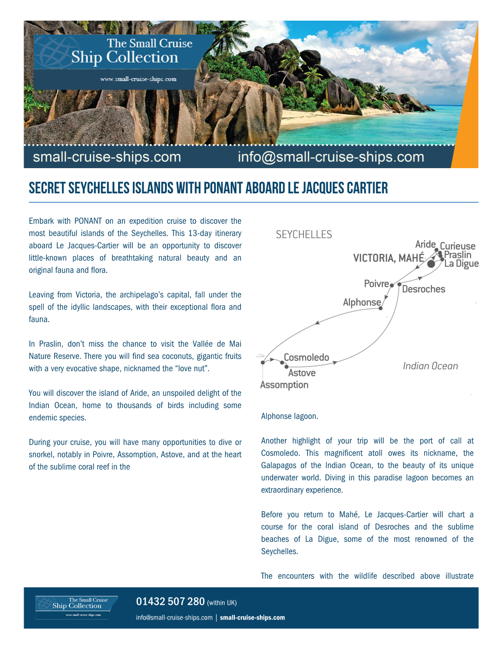 Secret Seychelles Islands with Ponant Aboard Le Jacques Cartier